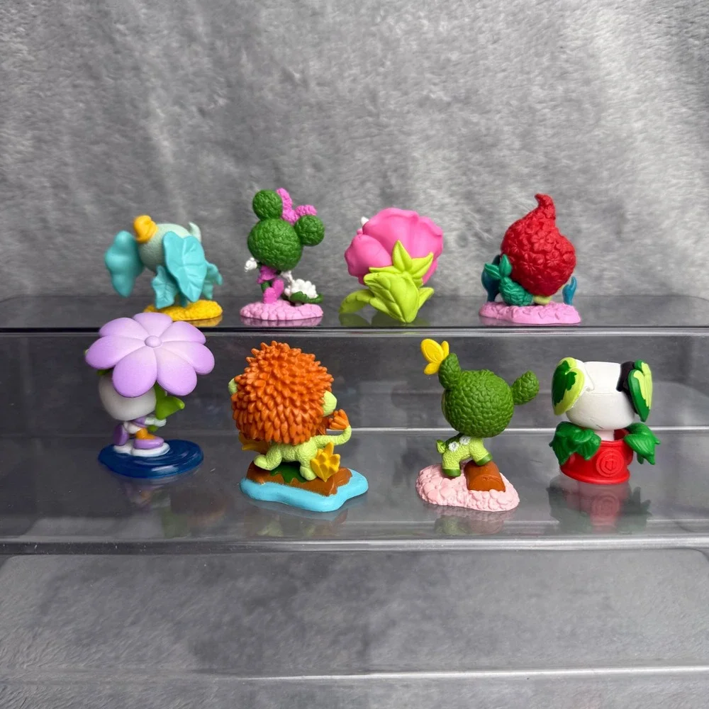 Disney Doorables In Full Bloom 8 Piece Lot - Simba Dumbo Minnie Marie Ariel